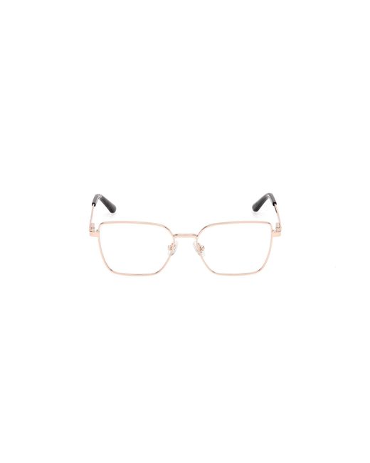 Guess Black Gu50168 028 Optical Frames Metal Geometric Normal