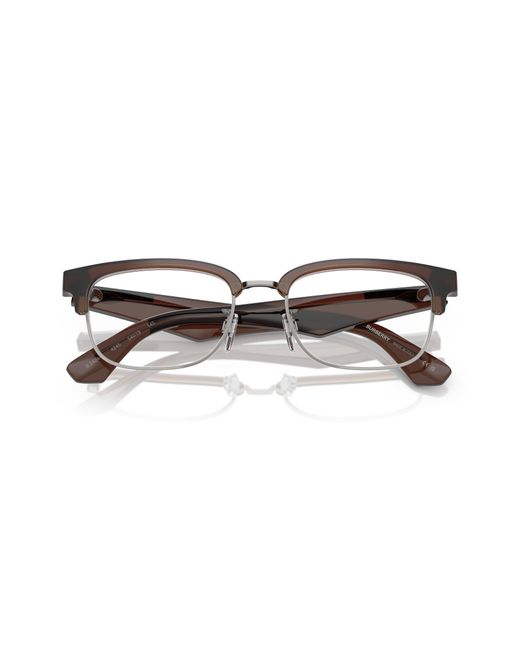 Burberry Black Be2424D 4245 Optical Frames Injected Transparent Squared Normal for men
