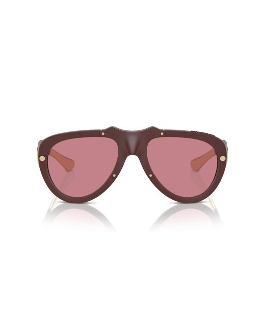 Burberry Black Be4433U 414075 Sunglasses Injected Pilot Normal