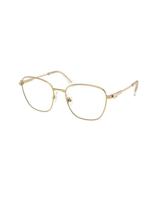 Swarovski Black Sk1019 4004 Optical Frames Metal Squared Normal