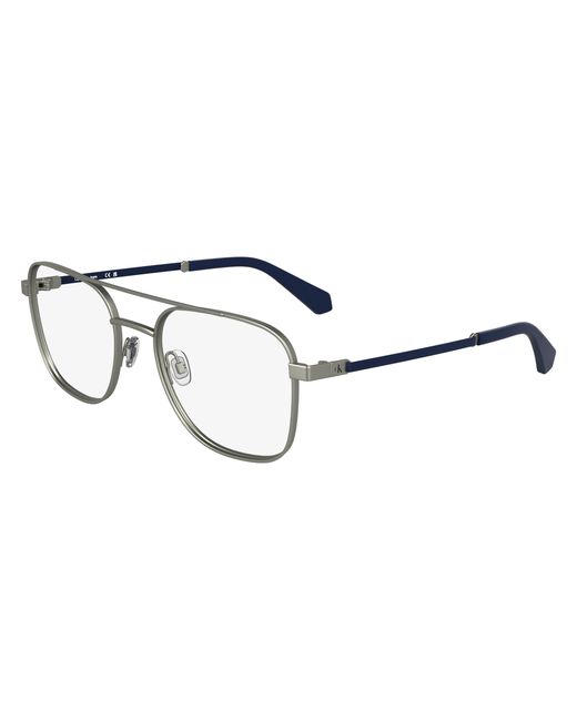 Color Frame 015 Calvin Klein Ckj25205 015 Optical Frames Metal Pilot Normal in Black ...