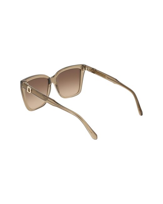 Ferragamo Black Sf2085Se 232 Sunglasses Acetate Squared Normal