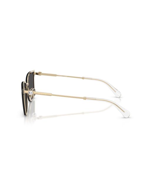 Swarovski Black Sk7036D 401387 Sunglasses Metal Geometric Normal