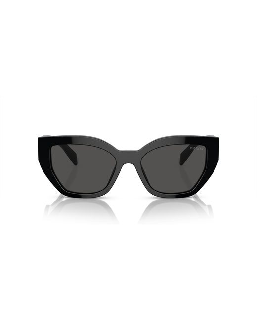 Prada Black Pr A09S 1Ab5S0 Sunglasses Acetate Butterfly Normal