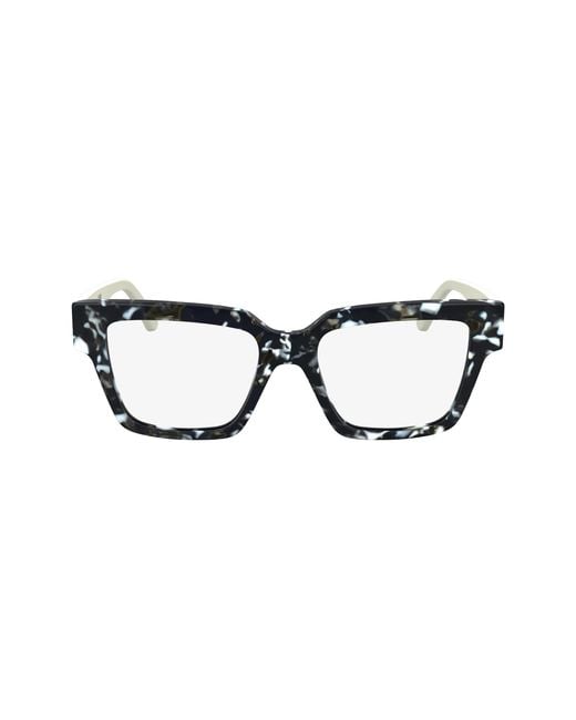 Karl Lagerfeld Black Kl6196 016 Optical Frames Acetate Squared Normal