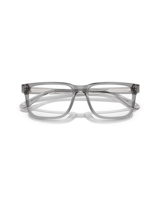 Emporio Armani Black Ea3218 5075 Optical Frames Acetate Transparent Squared Normal for men