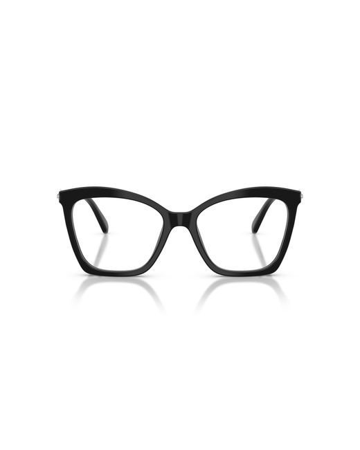 Swarovski Black Sk2053 1038 Optical Frames Acetate Cat Eye Normal