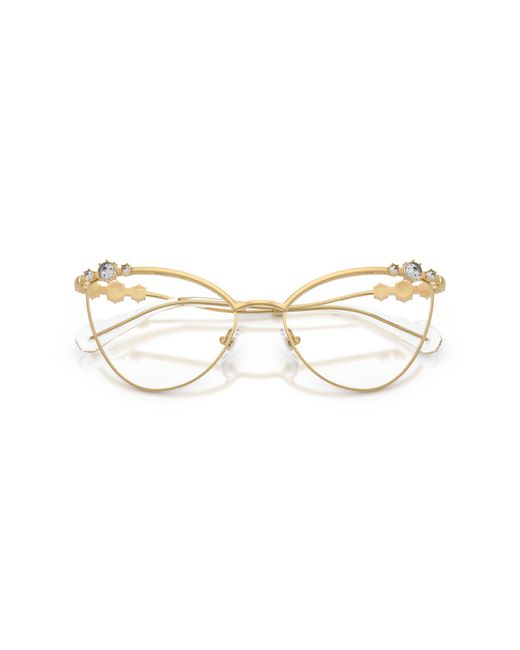 Swarovski Black Sk1033 4004 Optical Frames Metal Cat Eye Normal