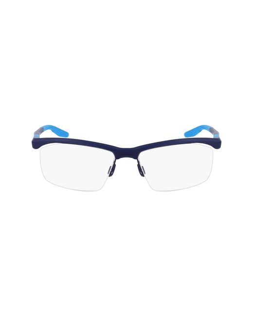 Nike Black 7402 410 Optical Frames Bio-Inject Squared Normal Normal for men