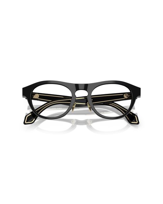 Giorgio Armani Black Ar8225 50011W Sunglasses Acetate Transparent Round Normal for men