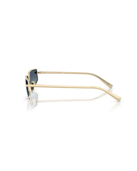 Tiffany & Co Black Tf3113Kb 62239S Sunglasses Metal Geometric Normal Shaded