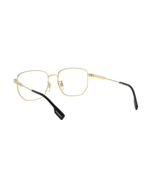 Burberry Black Be1352D 1318 Optical Frames Steel Geometric Normal for men