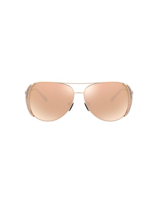 Michael Kors Black Mk1082 1108R1 Sunglasses Metal Pilot Flash