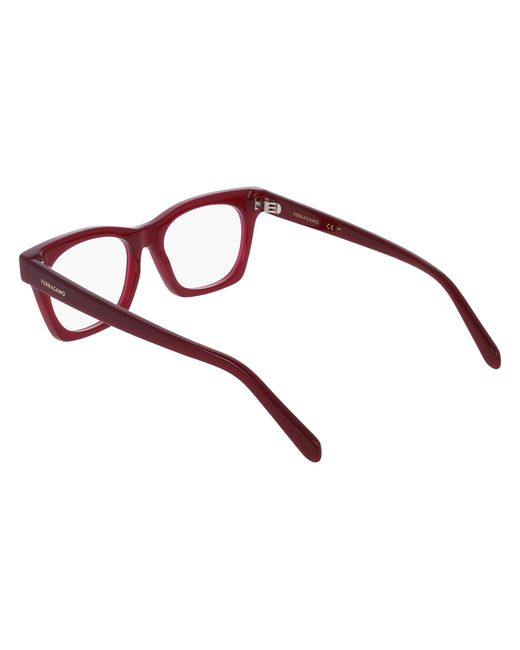 Ferragamo Black Sf3025 653 Optical Frames Acetate Squared Normal