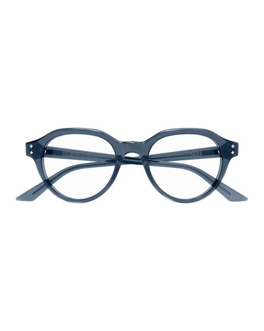 Gucci Black Gg1894O 004 Optical Frames Acetate Transparent Round for men