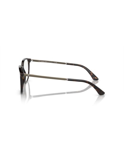 Giorgio Armani Black Ar7250 5026 Optical Frames Acetate Transparent Squared Normal for men