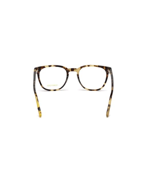 Tom Ford Black Ft5506 055 Optical Frames Acetate Geometric Normal for men
