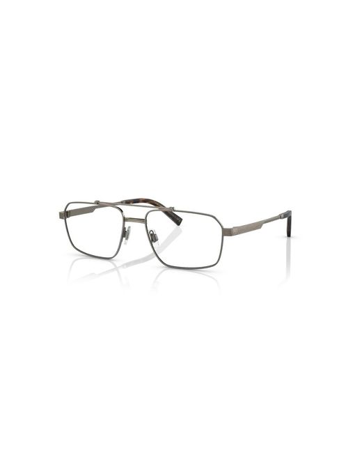 Dolce & Gabbana Black Dg1345 1335 Optical Frames Metal Squared for men