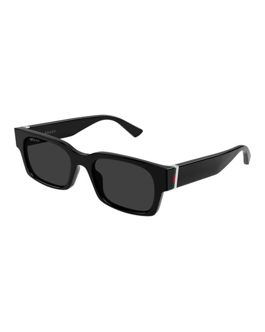Gucci Black Gg2084S 001 Sunglasses Injected Squared for men