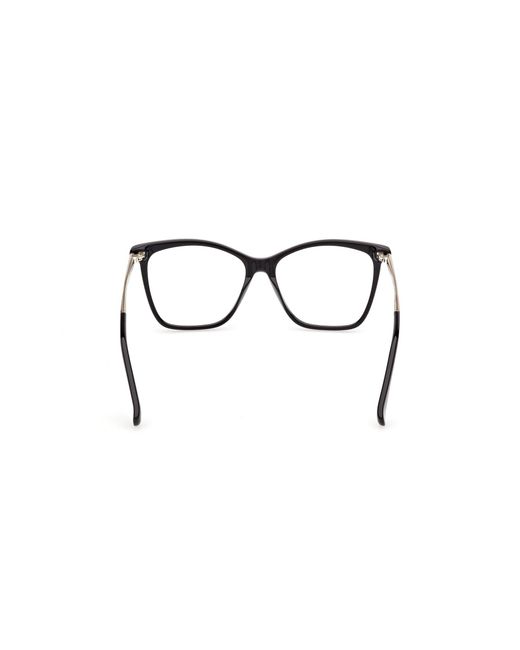 Max Mara Black Mm5235 052 Optical Frames Acetate Round Normal