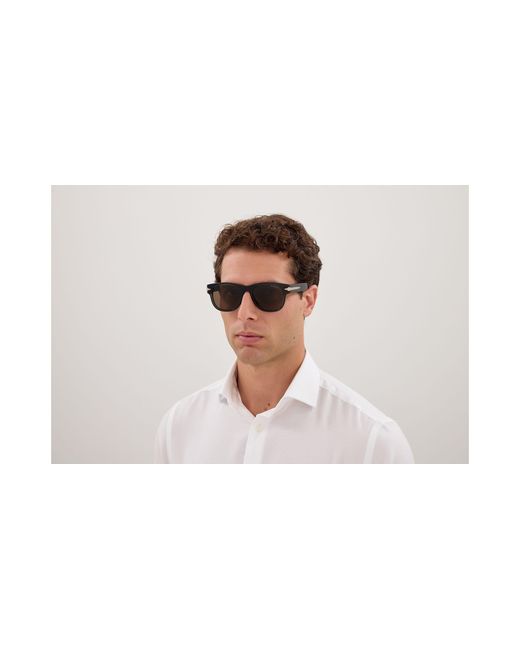 Montblanc Black Mb0478S 003 Sunglasses Acetate Squared for men