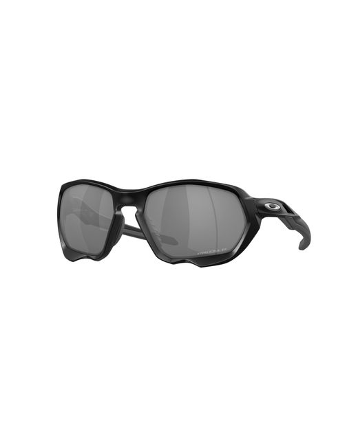 Oakley Black Oo9019 Plazma 901906 Sunglasses Plastic Squared Polarized Prizm for men
