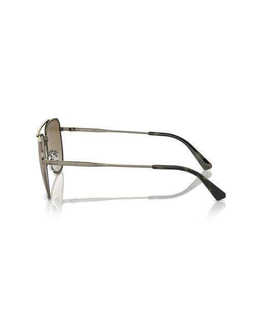 Michael Kors Black Mk1155 Whistler 1897Gl Sunglasses Metal Pilot Normal Shaded for men