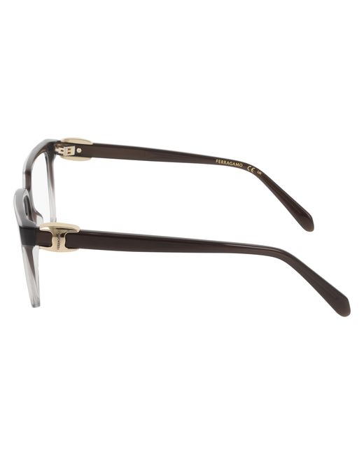 Ferragamo Black Sf3059 025 Optical Frames Acetate Squared Normal