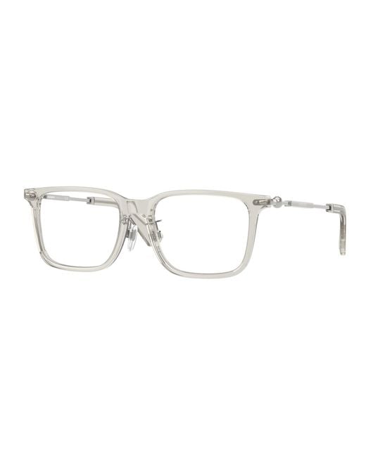 Burberry Black Be2426D 4127 Optical Frames Acetate Transparent Squared Normal for men