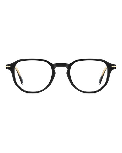 David Beckham Black Db 1140 807 Optical Frames Acetate Geometric for men