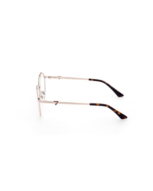 Guess Black Gu2866 032 Optical Frames Metal Geometric Normal