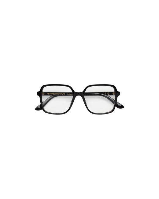 Retrosuperfuture Black 21C Numero 149 Nero Optical Frames Acetate Squared
