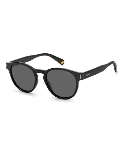 Polaroid Black Pld 6175/S 807/M9 Sunglasses Plastic Round