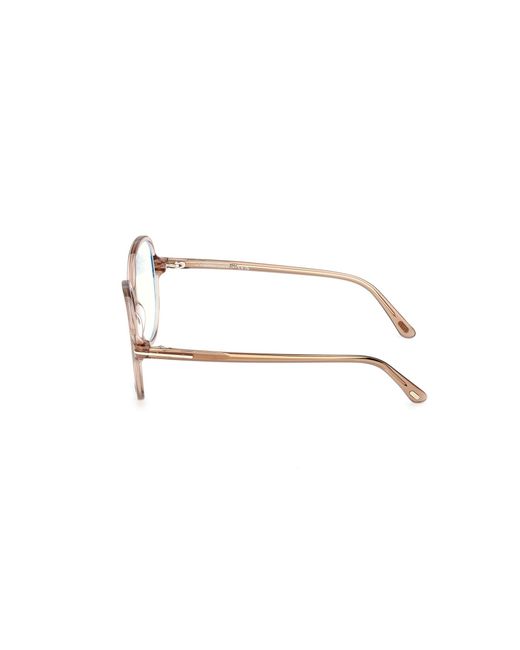 Tom Ford Black Ft6090-B 045 Optical Frames Acetate Round Normal