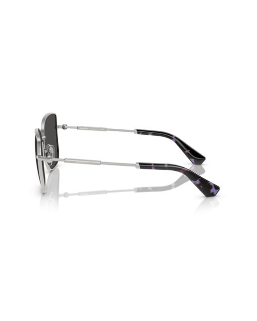 Burberry Black Be3158 100587 Sunglasses Metal Squared Normal