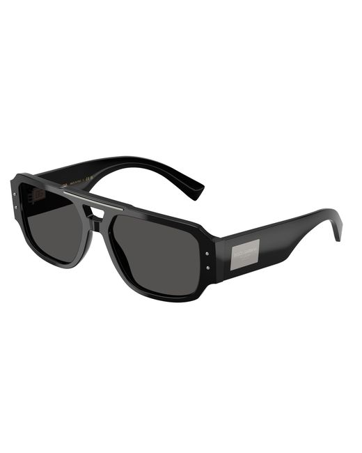 Dolce & Gabbana Black Dg4482 501/87 Sunglasses Acetate Pilot Normal for men