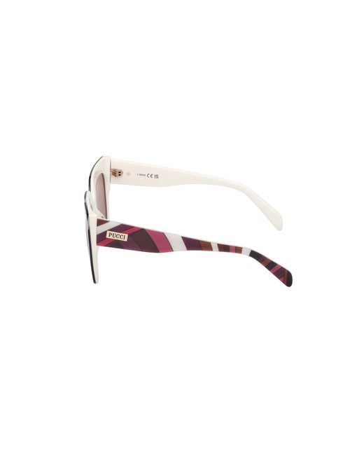 Emilio Pucci Black Ep0197 99E Sunglasses Acetate Butterfly Normal