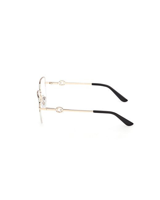 Guess Black Gu50347 005 Optical Frames Metal Squared Normal