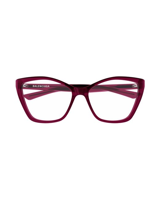 Balenciaga Black Bb0405O 004 Optical Frames Acetate Transparent Butterfly