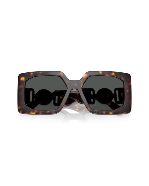 Versace Black Ve4478U 108/87 Sunglasses Injected Squared Normal