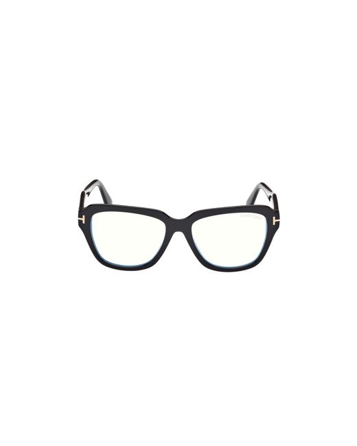Tom Ford Black Ft5988-B 001 Optical Frames Acetate Squared Normal
