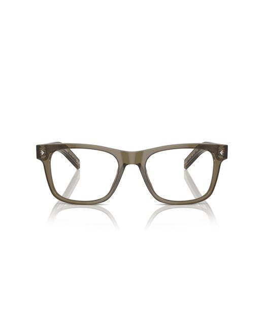 Prada Black Pr A13V 18T1O1 Optical Frames Acetate Pillow Normal for men