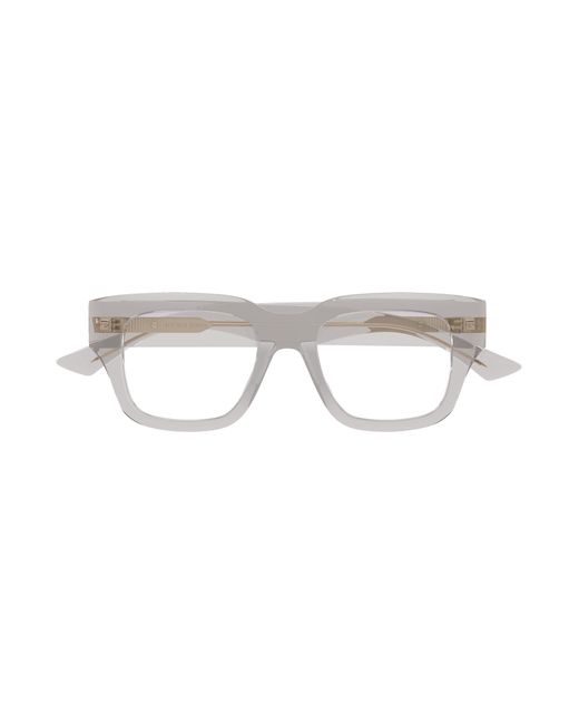 Bottega Veneta Black Bv1361O 010 Optical Frames Acetate Transparent Squared for men
