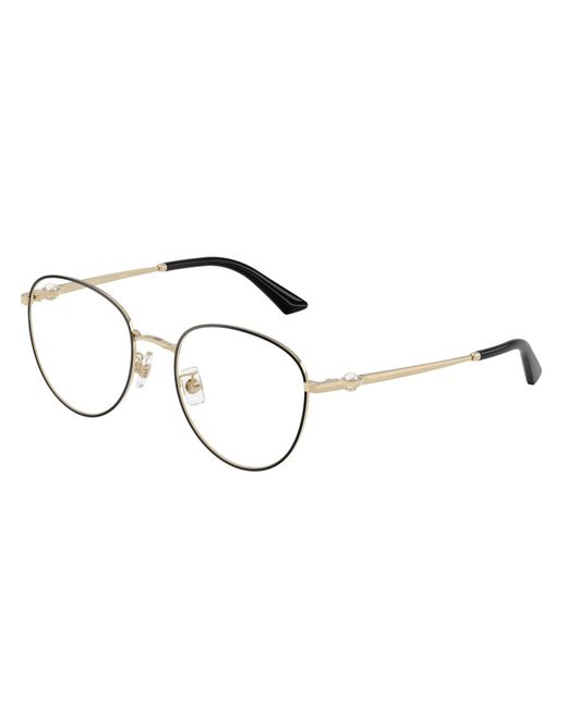 Jimmy Choo Black Jc2013Hd 3010 Optical Frames Metal Round Normal
