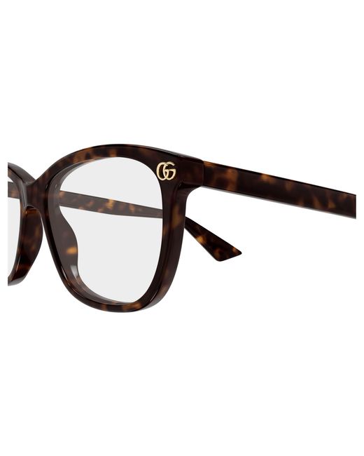 Gucci Black Gg2113Oa 002 Optical Frames Acetate Transparent Squared