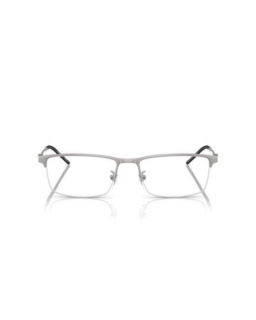 Emporio Armani Black Ea1168D 3003 Optical Frames Metal Squared Normal for men