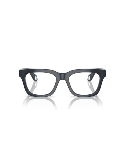 Giorgio Armani Black Ar7247U 6043 Optical Frames Acetate Transparent Pillow Normal for men