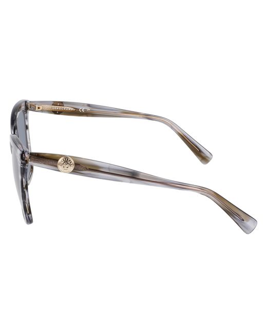 Longchamp Black Lo742S 036 Sunglasses Acetate Cat Eye Normal Normal
