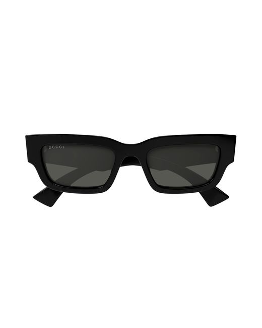 Gucci Black Gg1838S 001 Sunglasses Acetate Squared for men