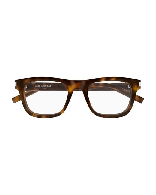Saint Laurent Black Sl 819 Opt 003 Optical Frames Acetate Transparent Squared
